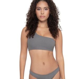 PQ Anthropologie Sand Reef One Shoulder Top